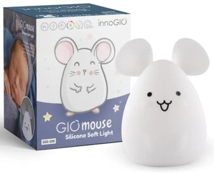 

InnoGIO Lampka Nocna Dla Dzieci Led Myszka na Usb