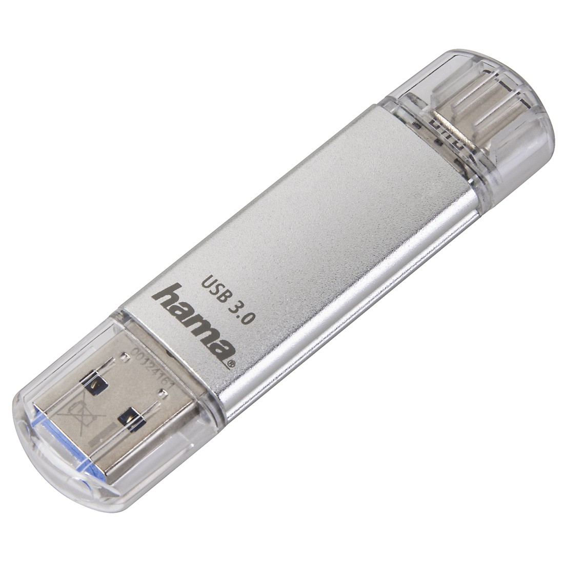 Usb pendrive Hama C-Laeta 32 Gb Usb 3.1 C típusú ezüst