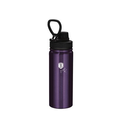 Butelka sportowa Berlinger Haus BH-7759, 540 ml, stal nierdzewna, ciemnofioletowa