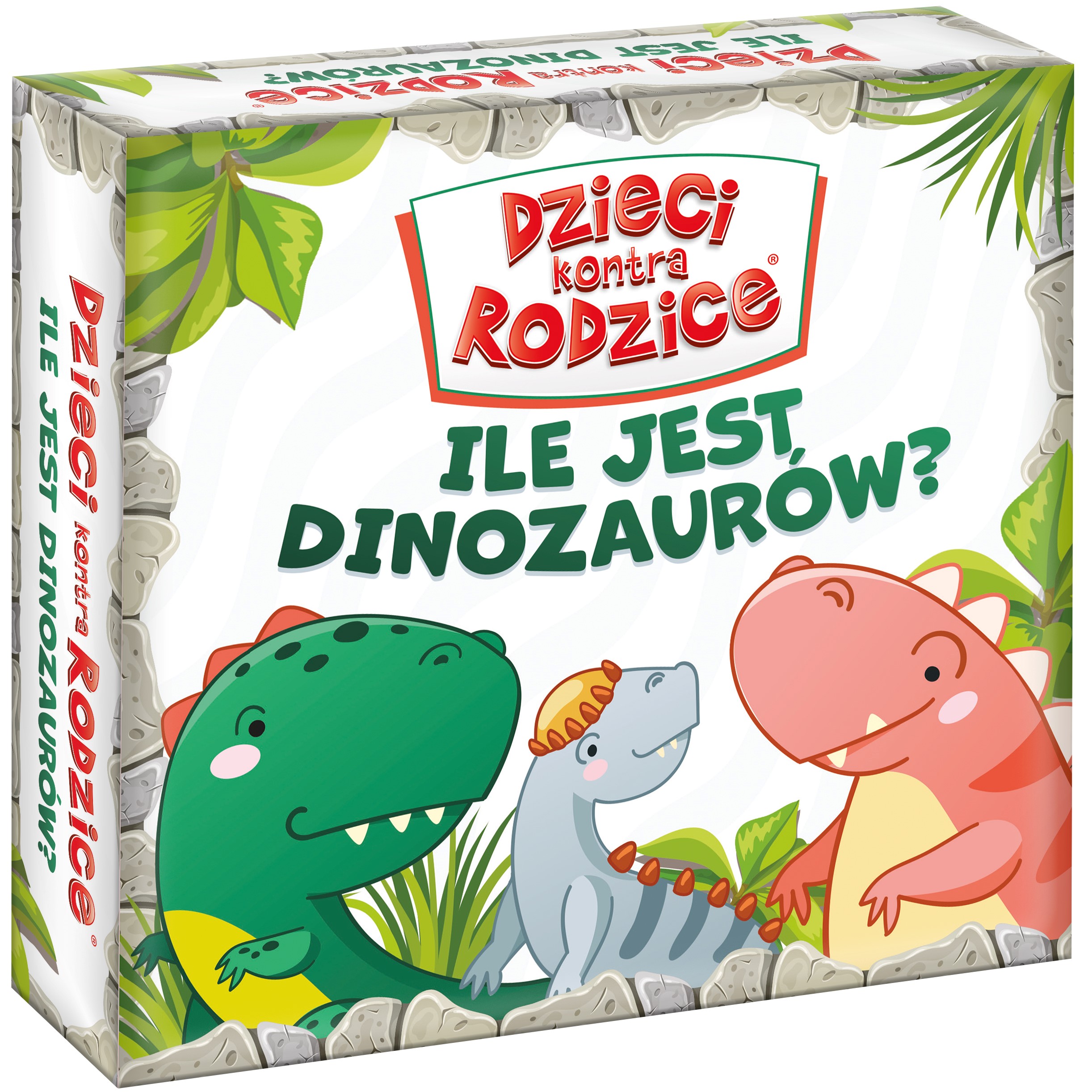 Gra planszowa Kangur Dzieci kontra rodzice. Ile jest dinozaurów?