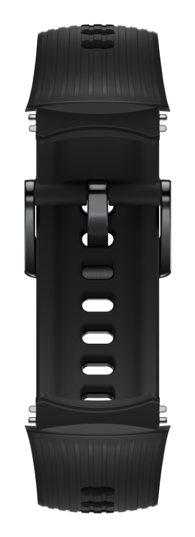 Pasek fluoroelastomerowy do Huawei Watch 5 46mm szerokośc paska 22mm czarny