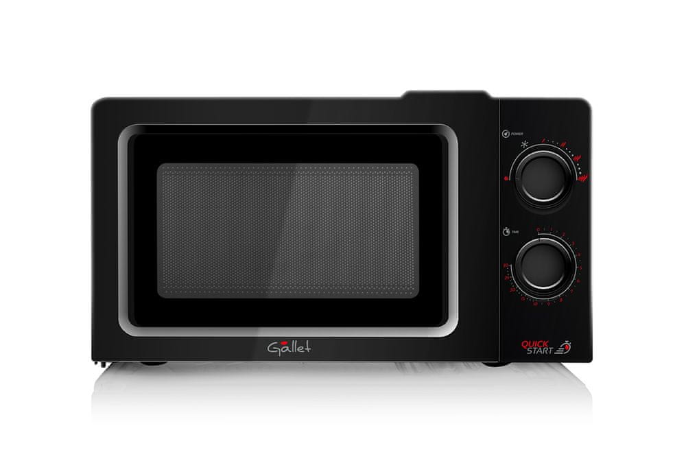 MIKROFALÓWKA WOLNOSTOJĄCA 20L KUCHENKA MIKROFALOWA 700W MIKROFALA CZARNA