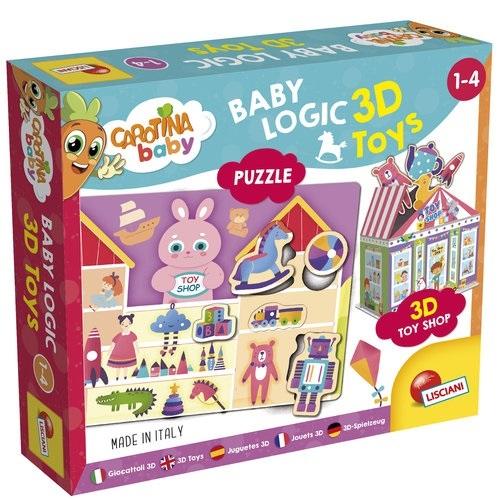 LISCIANI CAROTINA BABY LOGIC 3D PUZZLE ZABAWKI DANTE