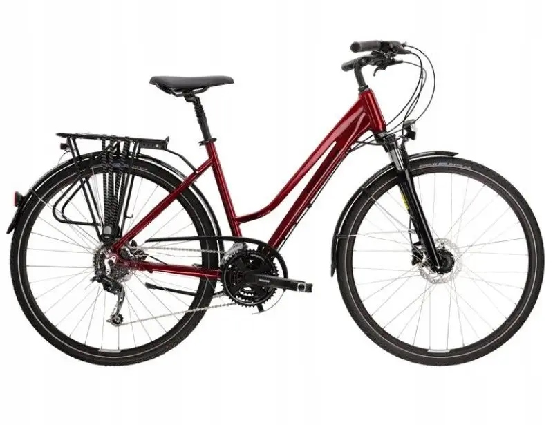 Rower trekkingowy Kross Trans 5.0 rama 19 cali koło 28 " czerwony