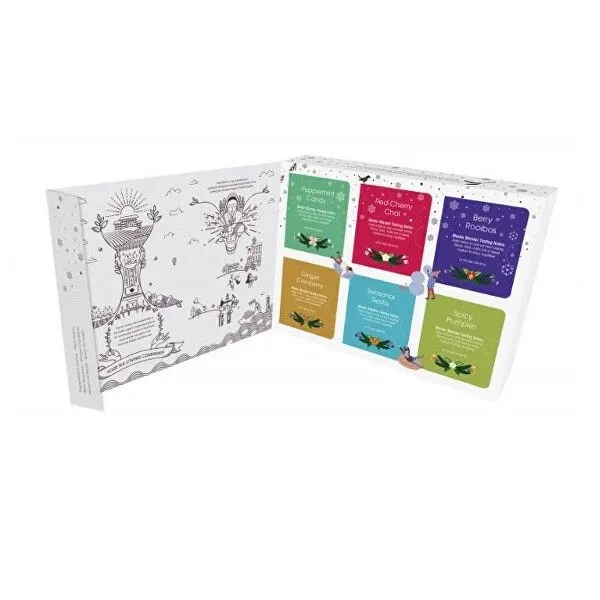 Levně English Tea Shop Vánoční dárková sada Bio bílá v papírové krabičce, 48
