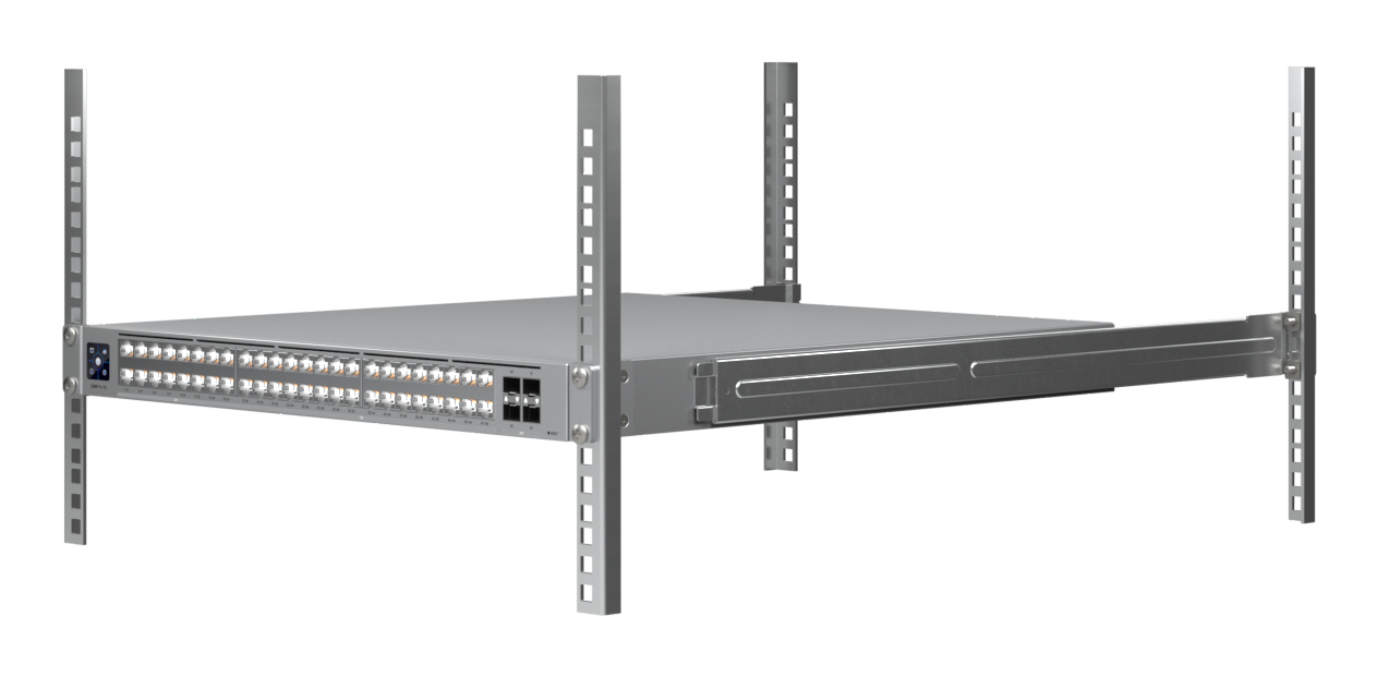Ubiquiti Layer 3 Etherlighting USW-Pro-XG-48-EU switch with (32) 10 GbE, (16) 2.5 GbE, and (4) 25G SFP28 ports — 10