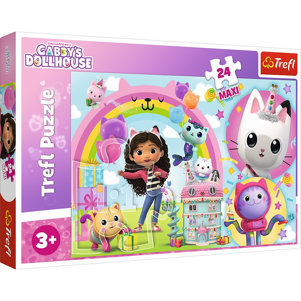

Puzzle 24 Maxi Wesoła Gabi Koci Domek Trefl