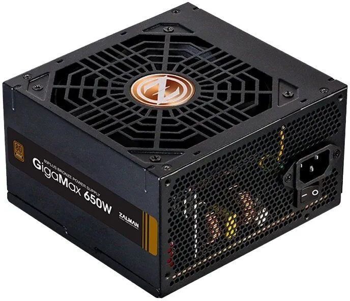 Zalman zdroj ZM650-GVII GigaMax 650W/ Atx akt. Pfc 120mm ventilátor 8