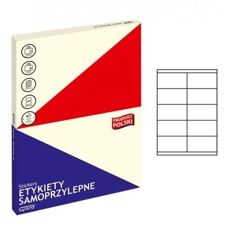 

Etykiety samoprzylepne A4 105x57mm 100szt Grand