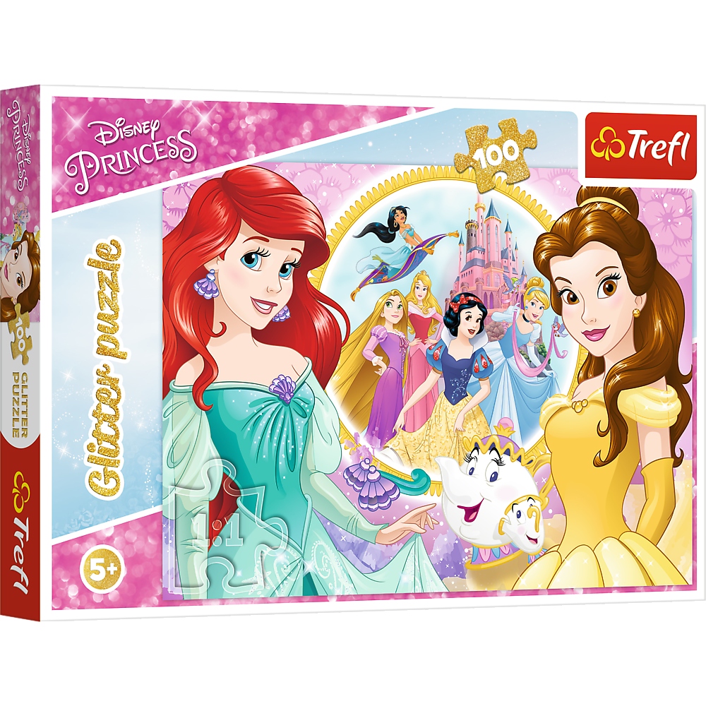 Puzzle Trefl Glitter Puzzle 100 elementów Puzzle 100 Glitter