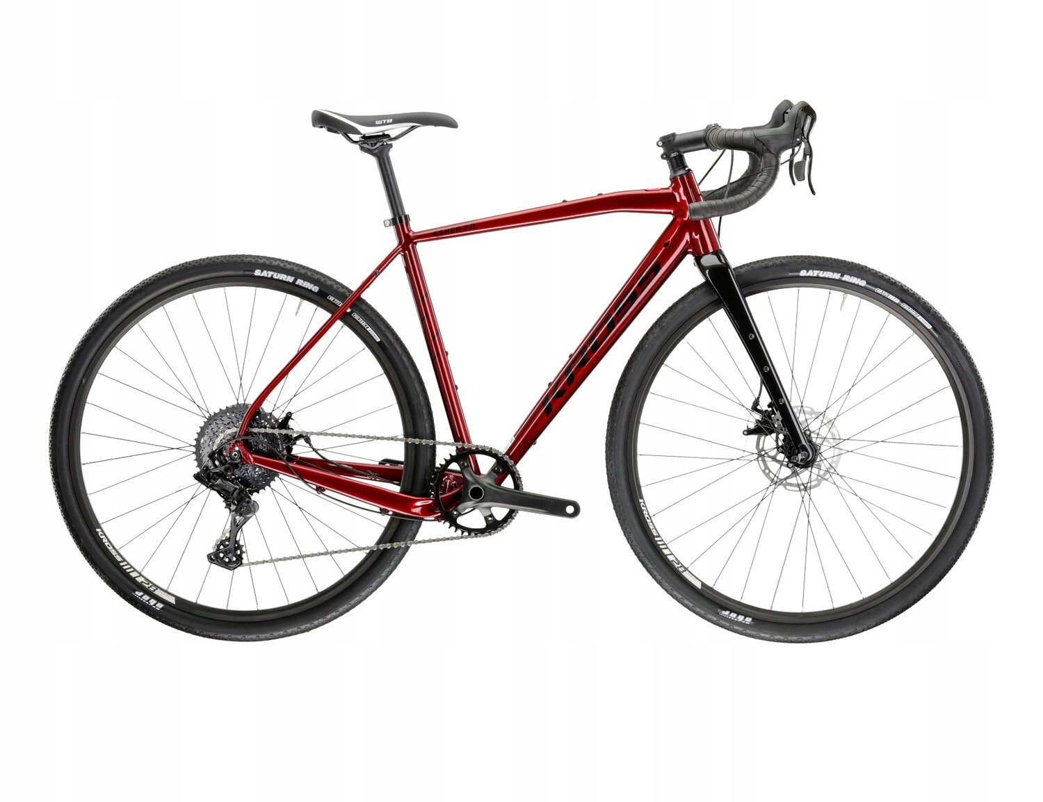 Rower gravel Kross Esker 2.0 rama 21 cali koło 28 " czerwony