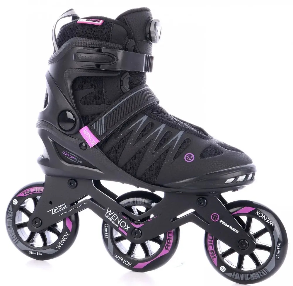 Kolečkové Brusle Tempish Wenox Top 100 černo-fialové vel. 40