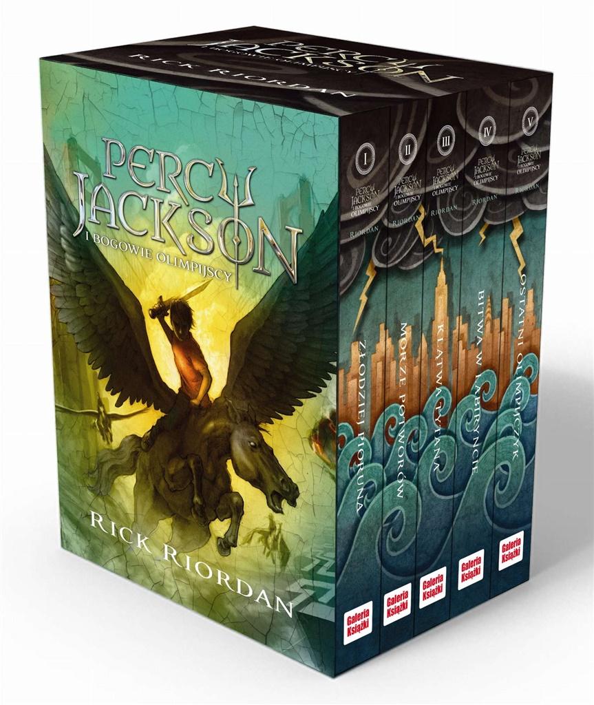 Pakiet Percy Jackson i bogowie olimpijscy Tomy 1-5