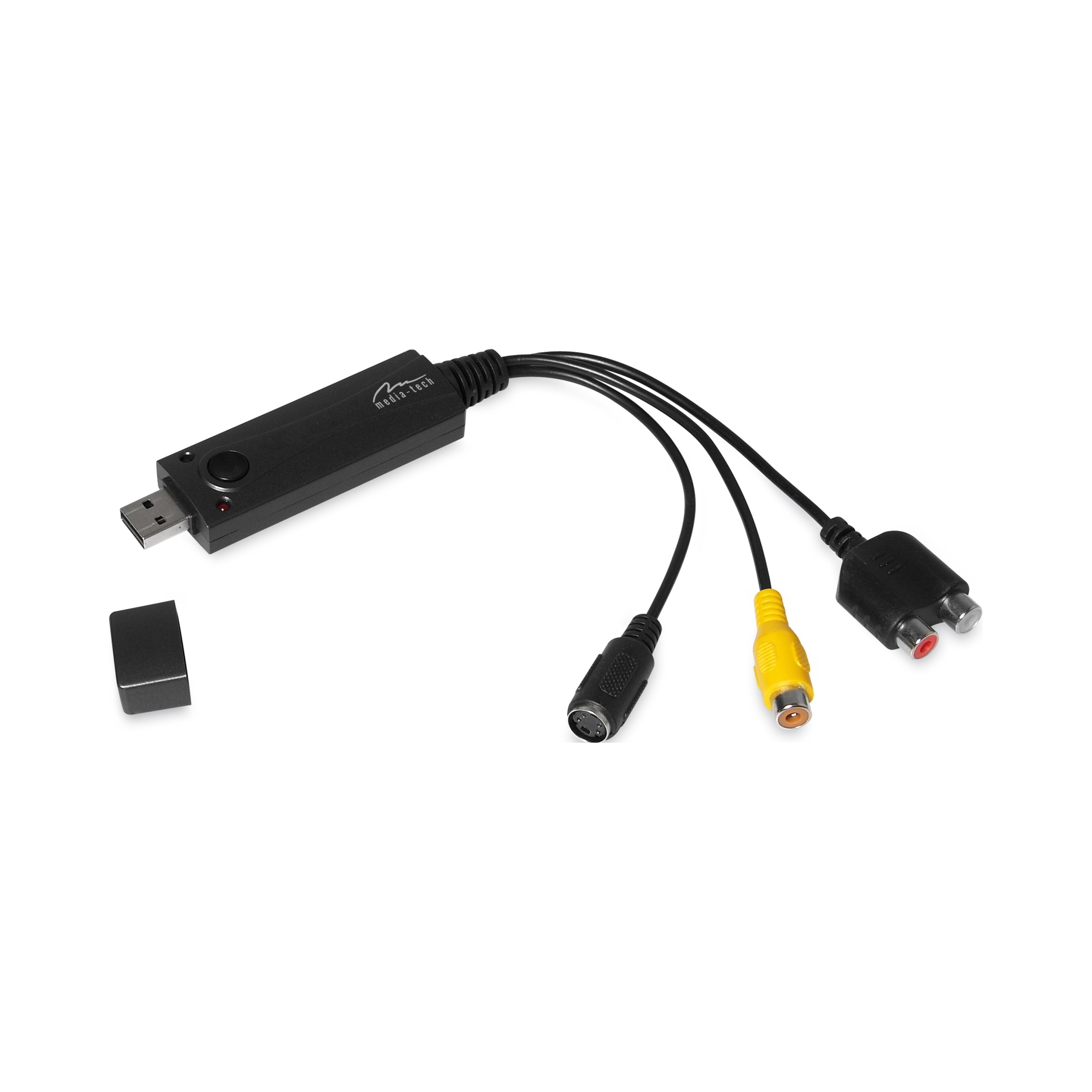 2× Konwerter VHS do DVD Media-Tech Video Grabber USB 2.0 z oprogramowaniem