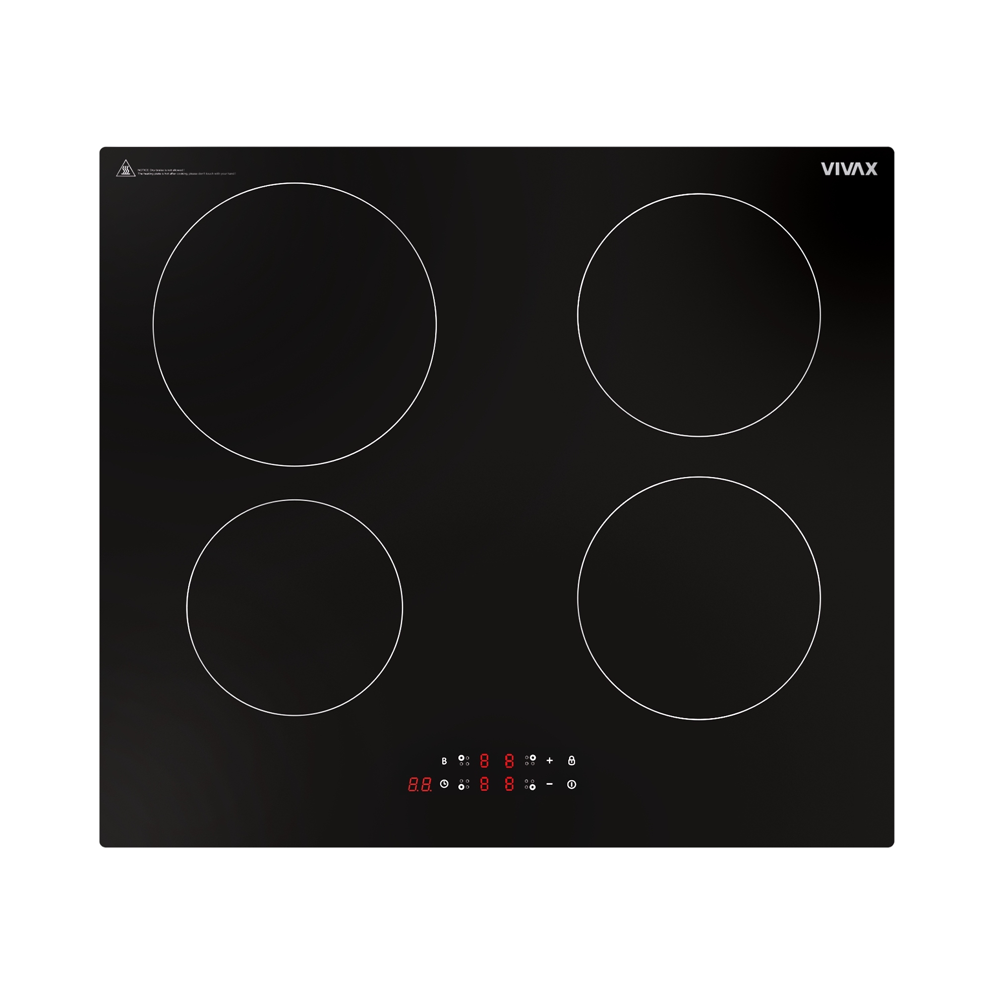 Vestavná indukční varná deska 60 cm BH-04MIN Booster Timer 230/400W 2+3 roky