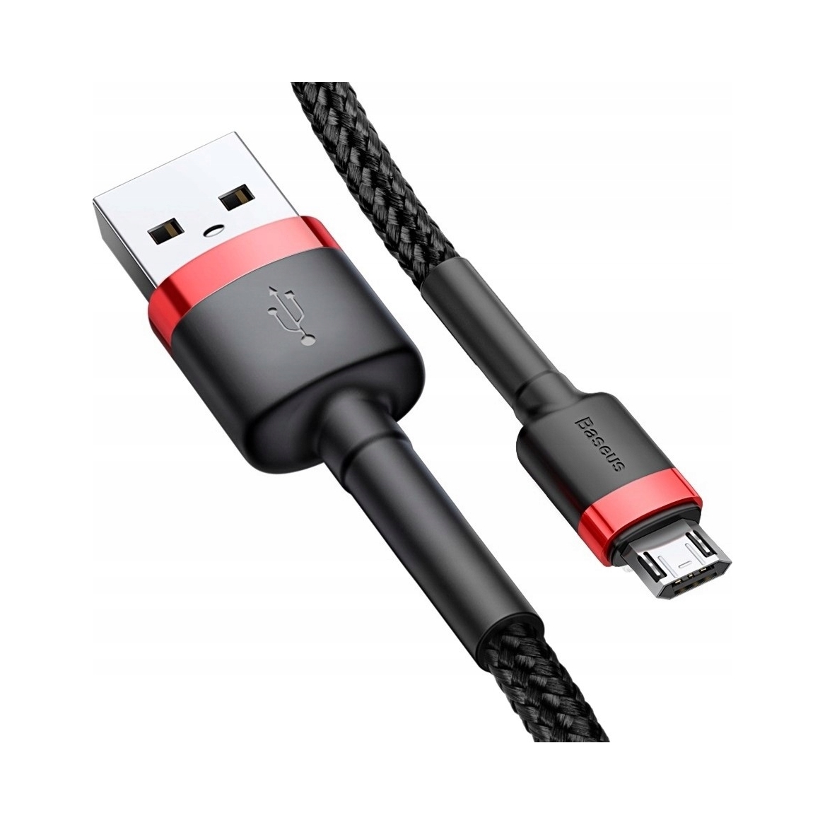 Kabel Baseus Cafule Cable Camklf- B91 Usb- A micro Usb 2. 4A 1 m czarno-
