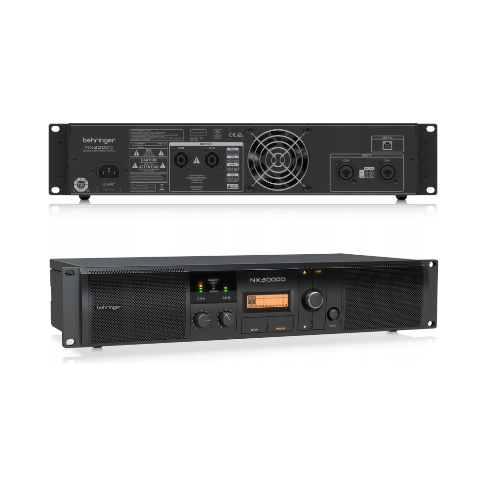Behringer NX3000D zesilovač Koncovka výkonu 3000 W s procesorem Dsp