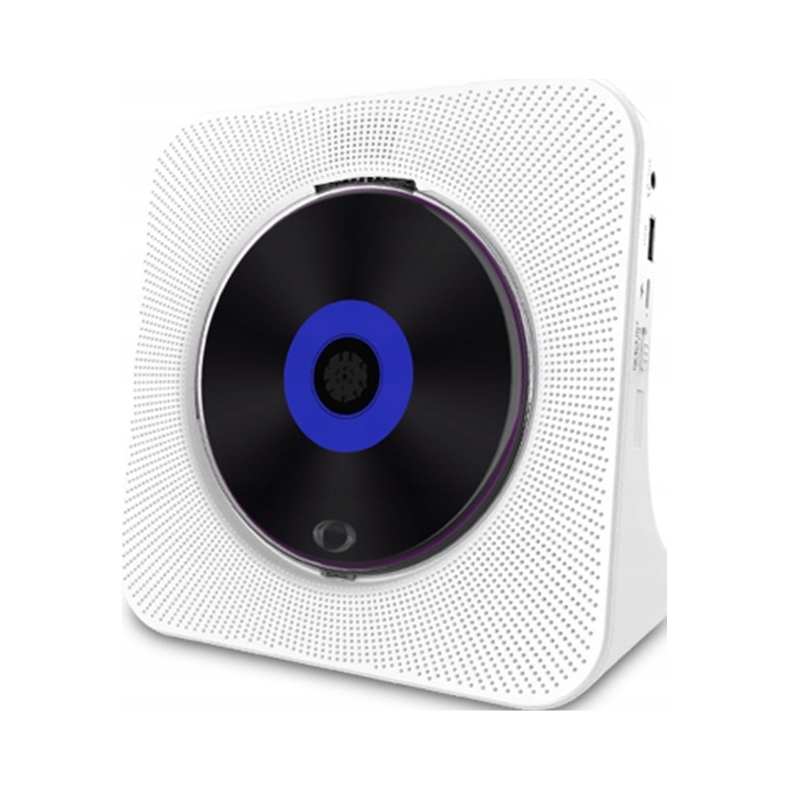 Přenosný Bluetooth CD přehrávač s Hi-Fi reproduktory, Fm rádio, bílý