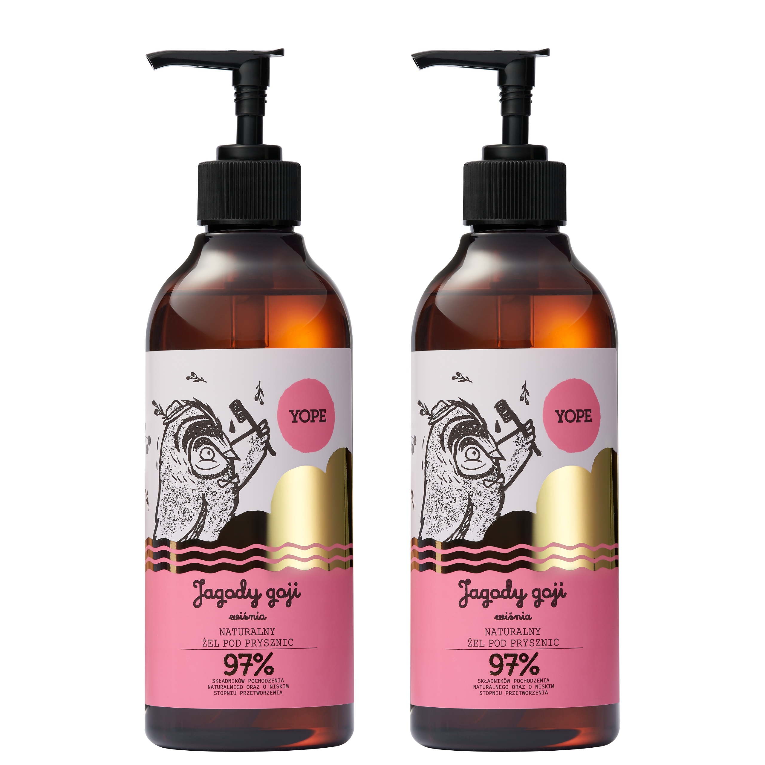 

Yope żel pod prysznic Jagody Goji i Wiśnia 2x400ml