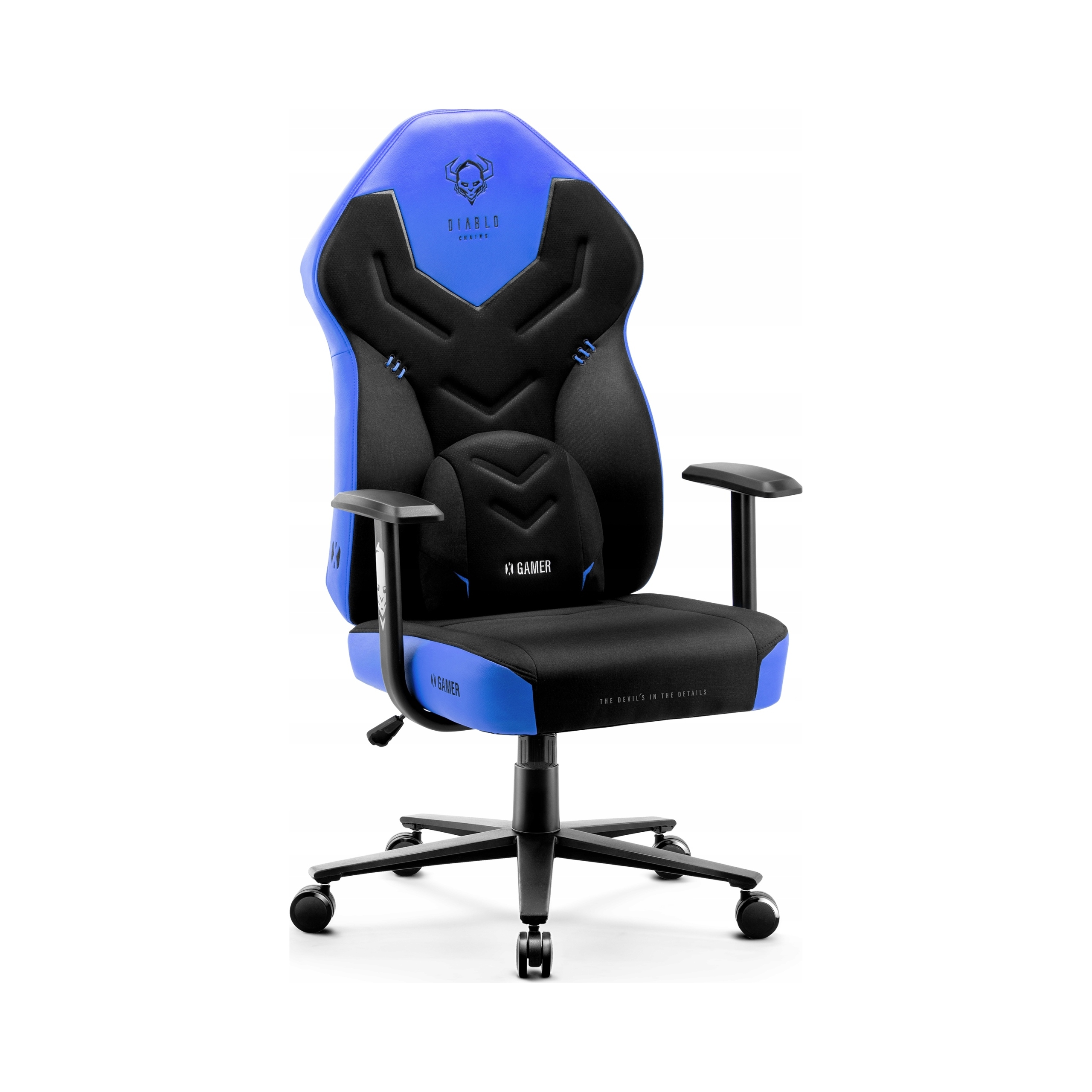Fotel gamingowy Diablo Chairs X Gamer 2.0 Normal Size Cool water