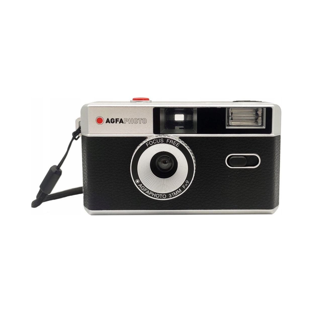 Analogový fotoaparát AgfaPhoto Reusable na klišé, černý
