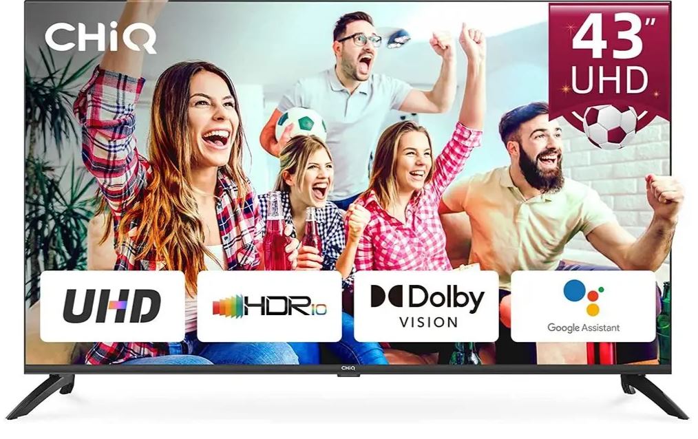 Telewizor Led CHiQ U43G7LX 43" 4K Uhd Bluetooth Wi Fi Smart Android Tv