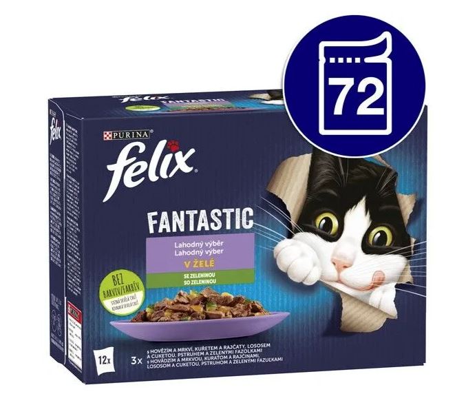 Levně Fantastic multipack lahodný výběr v želé 85 g