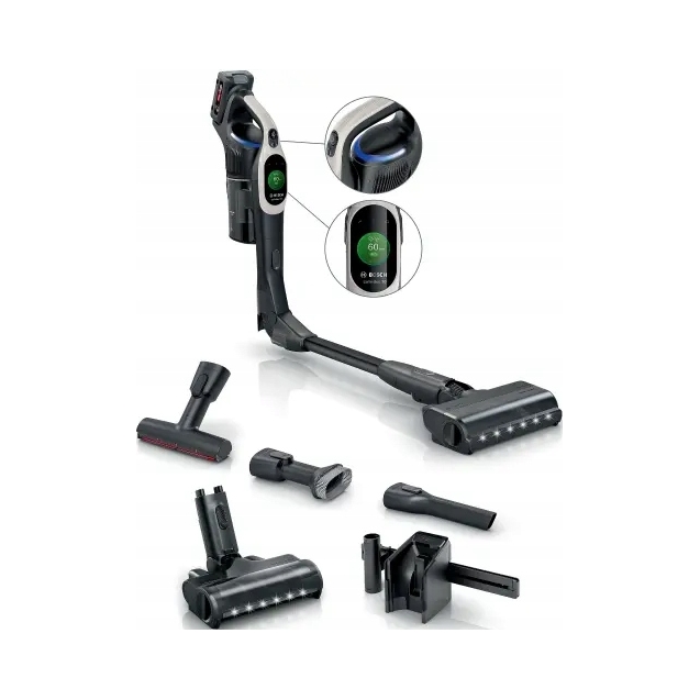 Vertikálny vysávač Bosch Unlimited 10 BSS1041GHF 80min Vymeniteľný akumulátor