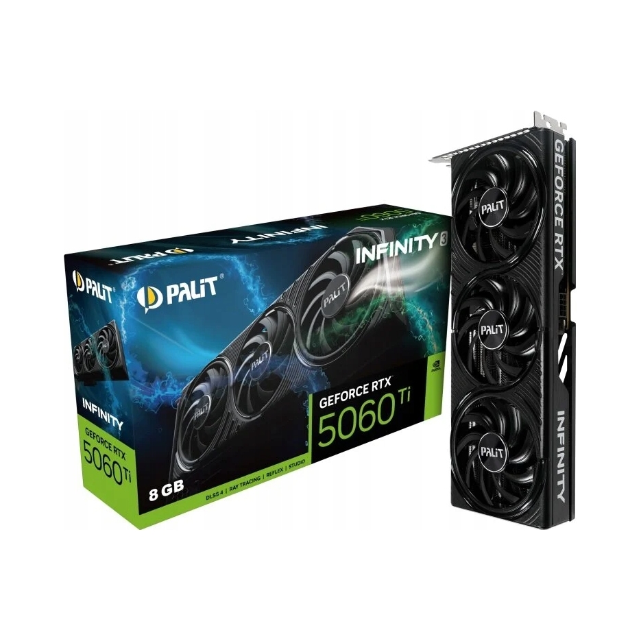 Karta Graficzna Palit Geforce Rtx 5060 Ti Infinity 3 8GB GDDR7 DLSS4