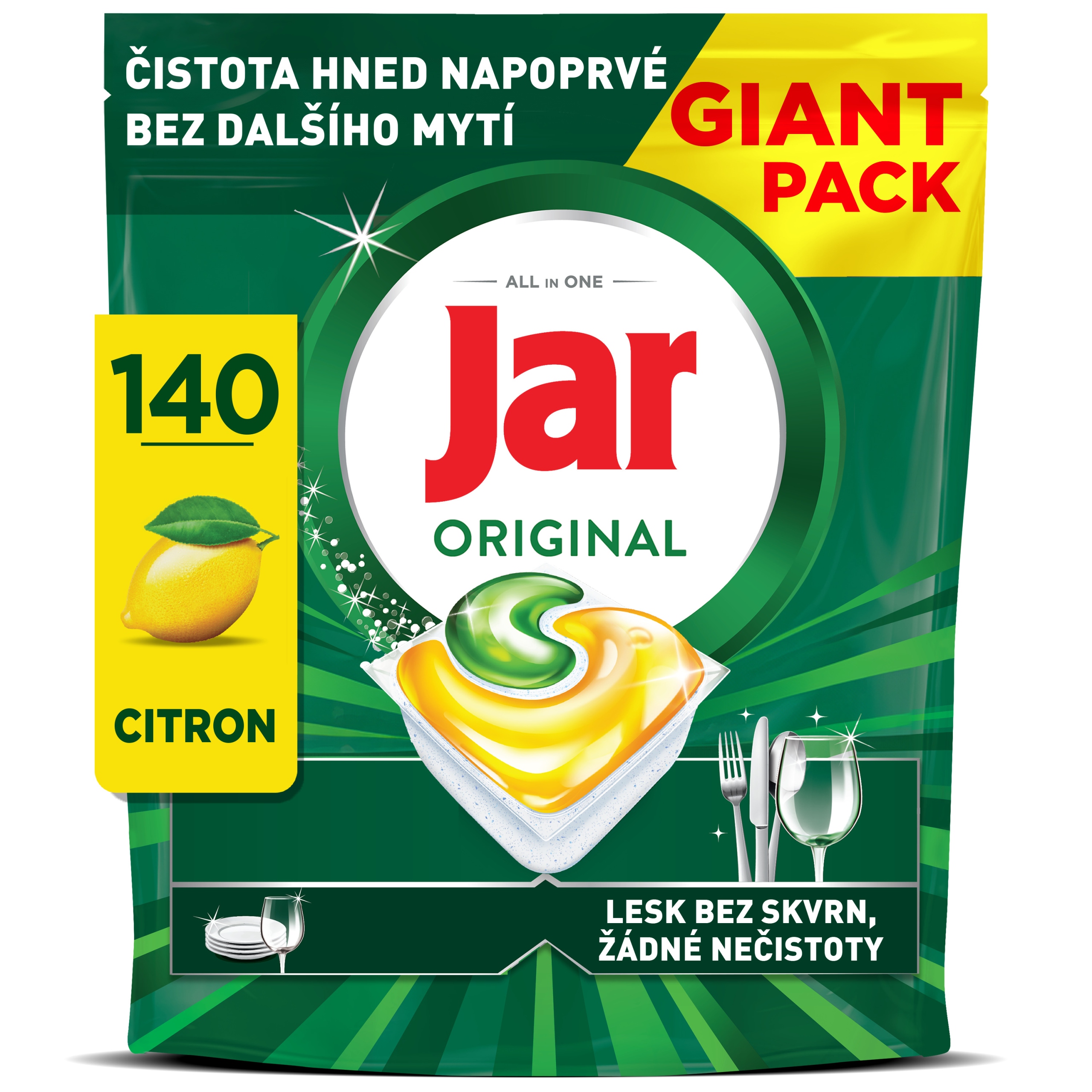 Jar Original Lemon tablety do myčky 140 ks