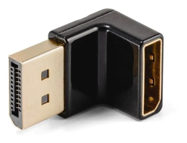 Club 3D Adapter DisplayPort do DisplayPort 1.4 4K120Hz 8K30Hz 90° CAC-1008