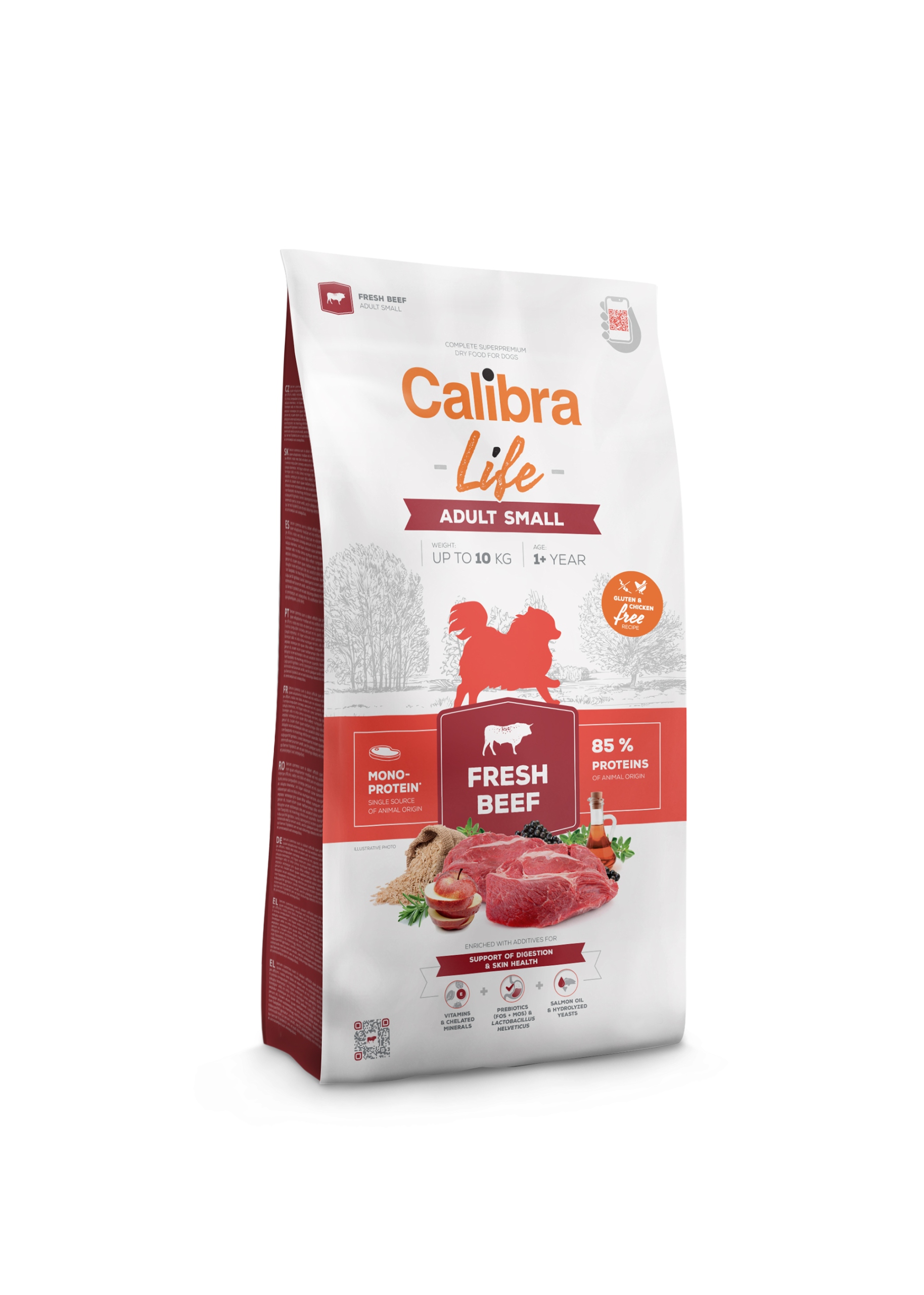 Levně Calibra Dog Life Adult Malé čerstvé hovězí 6 kg
