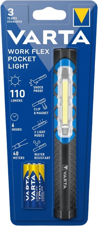 Varta Latarka Led Work Flex Pocket Light (+3xAAA)