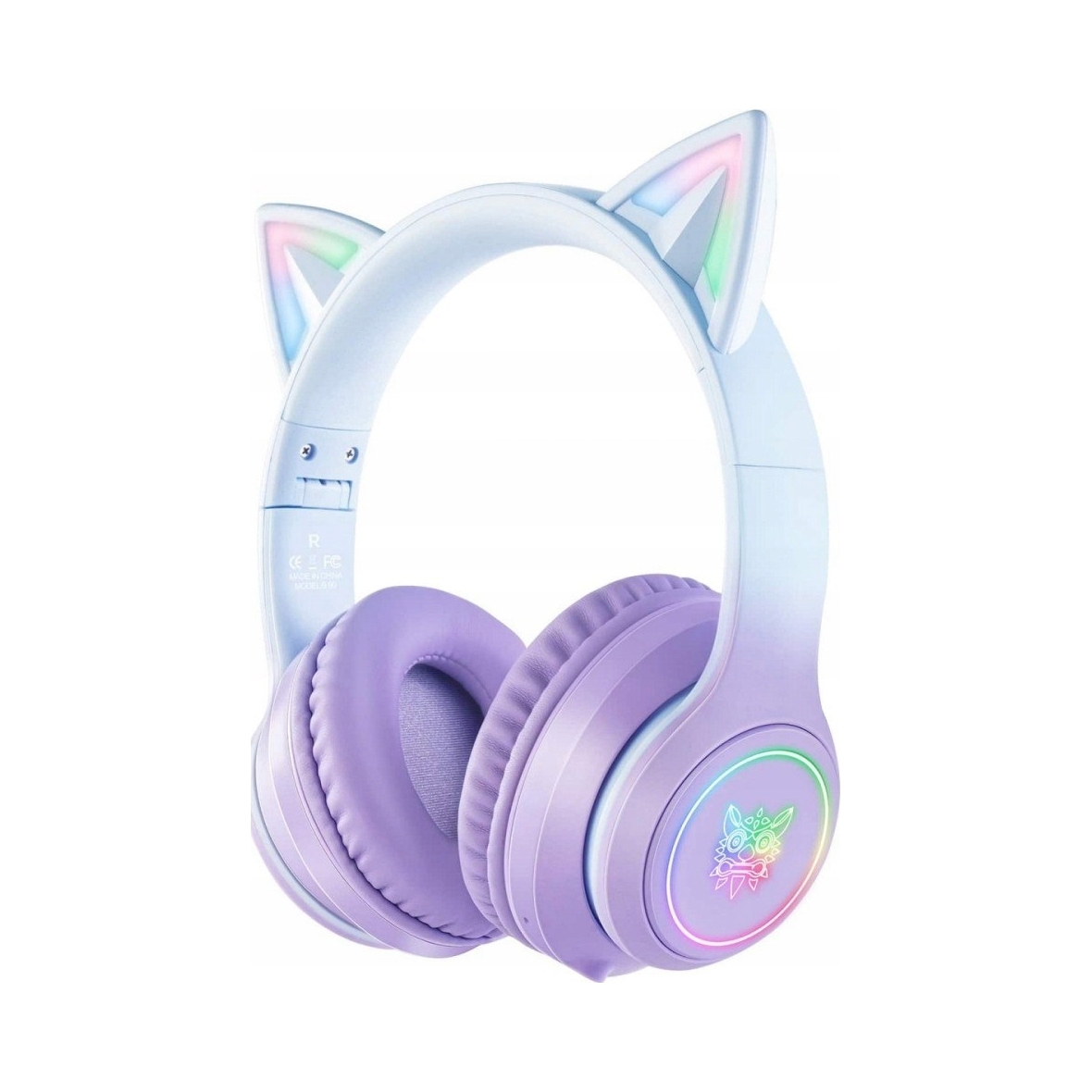 Słuchawki gamingowe Onikuma B90 Bluetooth (niebiesko- fioletowe) Onikuma