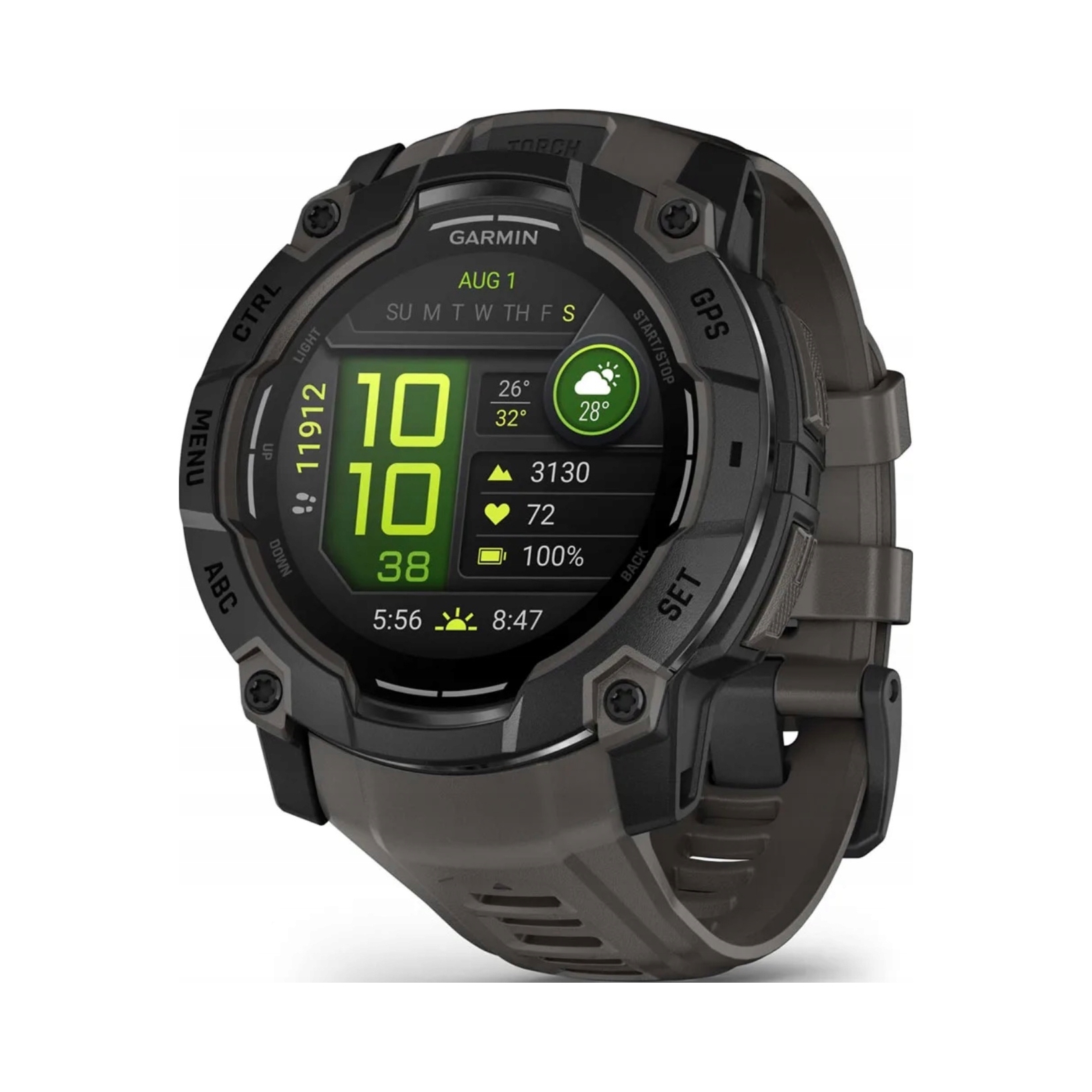 Inteligentné hodinky Garmin Instinct 3 čierne 50 mm