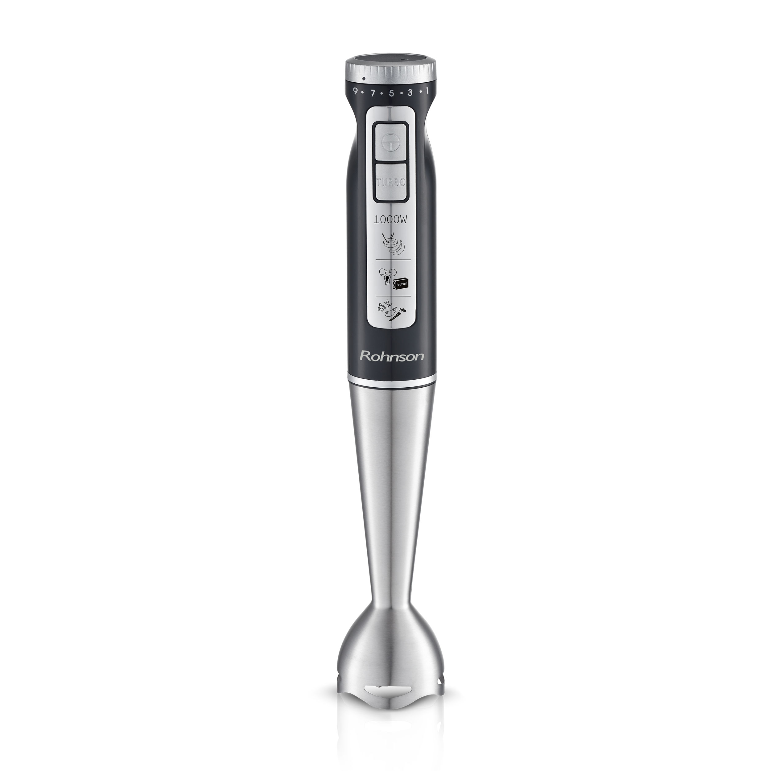 Tyčový mixér Rohnson R-5791 1000 W strieborný/sivý - Allegro