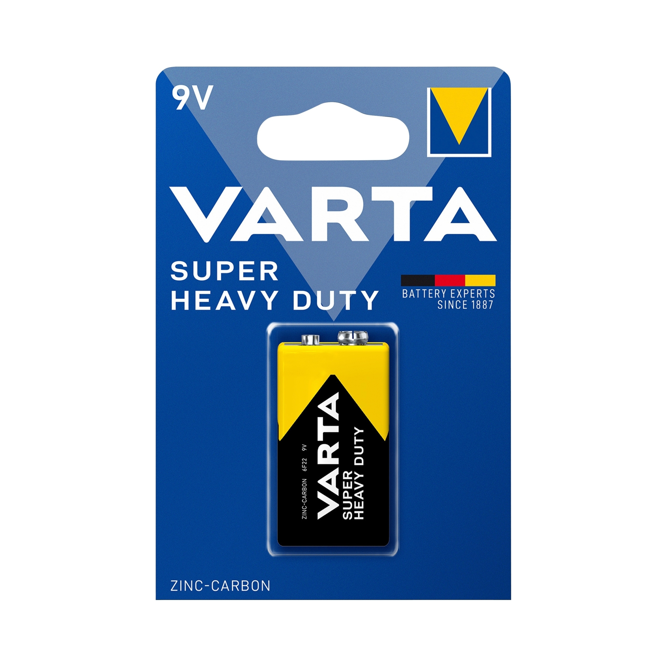Baterie Heavy Duty Superlife (typ 2022) 6F22 Varta Varta
