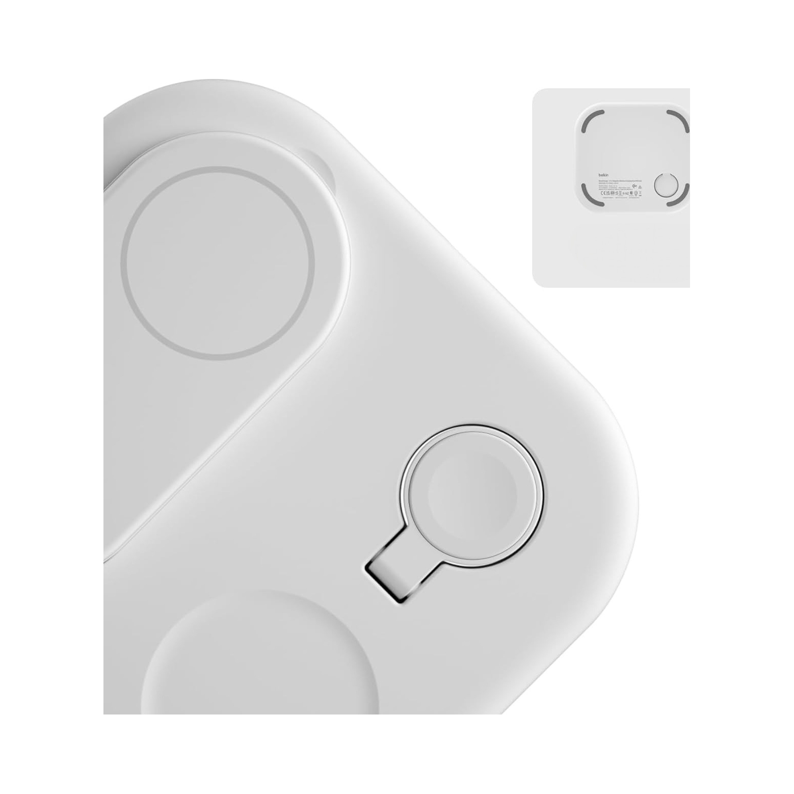 BELKIN BoostCharge 3w1 Qi2 15W MagSafe iPhone Watch AirPods — miniatura 10