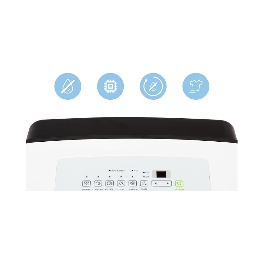 Odvlhčovač vzduchu Midea MDDP-50DEN7-QA3-B-W 50 W 300 l/24 h