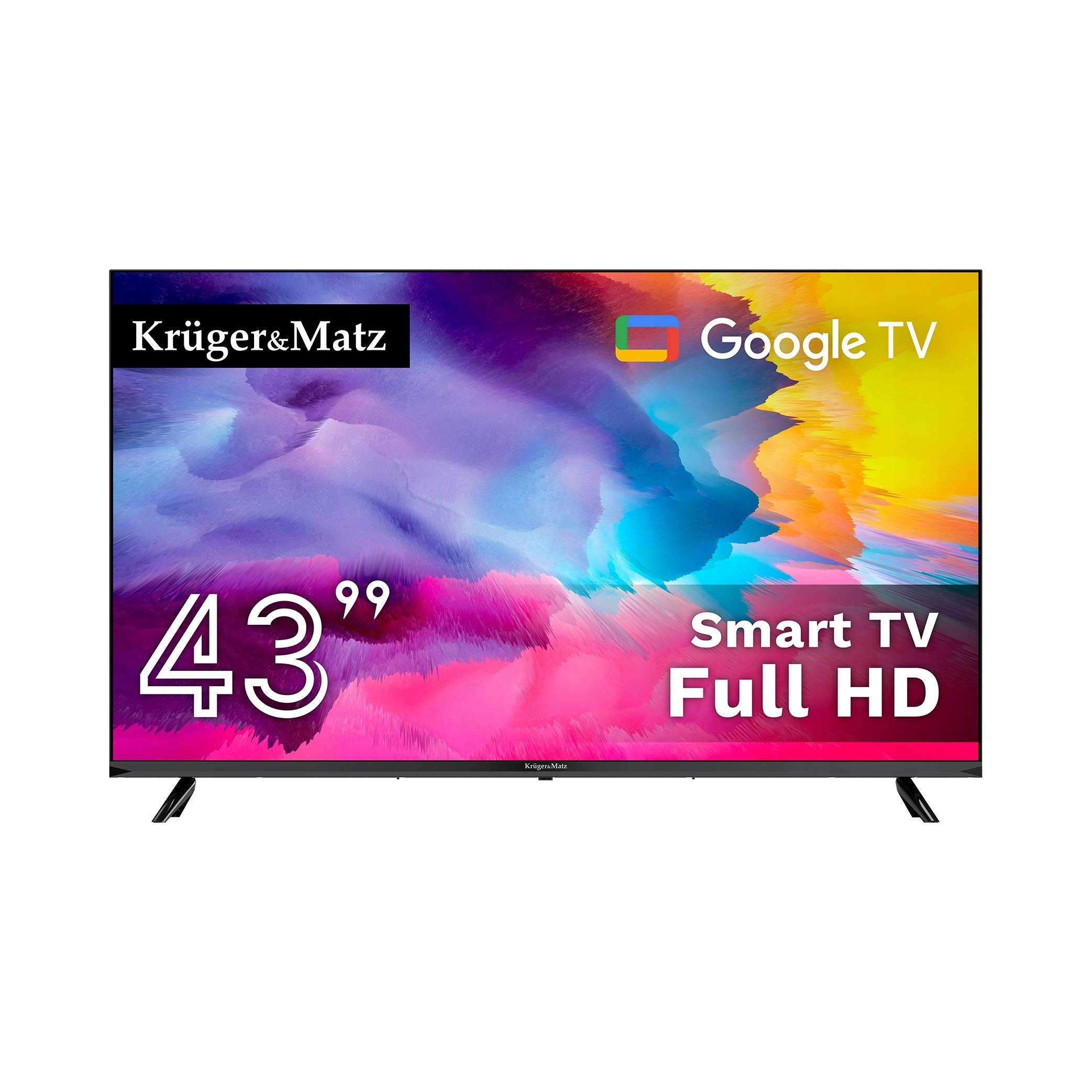 Kruger&Matz KM0243FHD Televízor 43" Fhd Google , DVB-T2/S2/T/C, H.265 Hevc