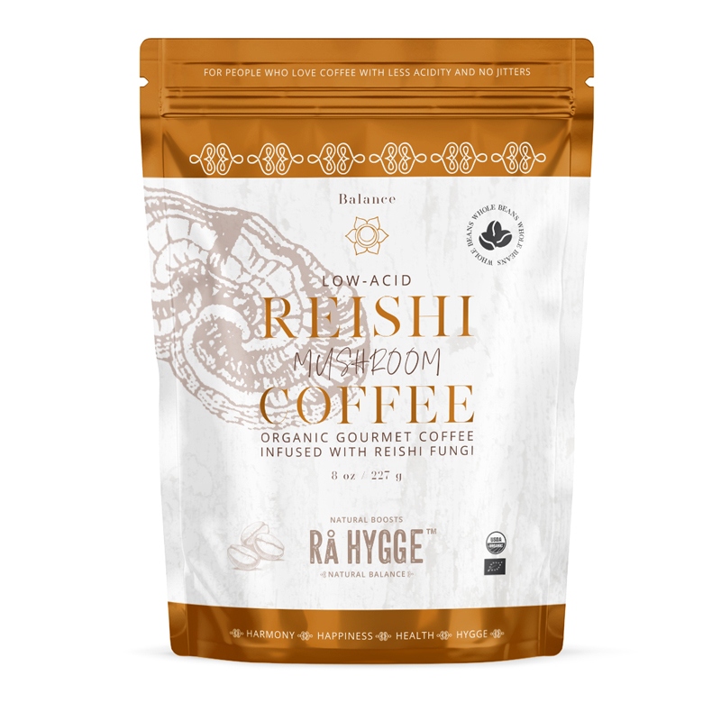 Levně RaHygge Bio zrnková káva Peru Arabica Reishi 227g