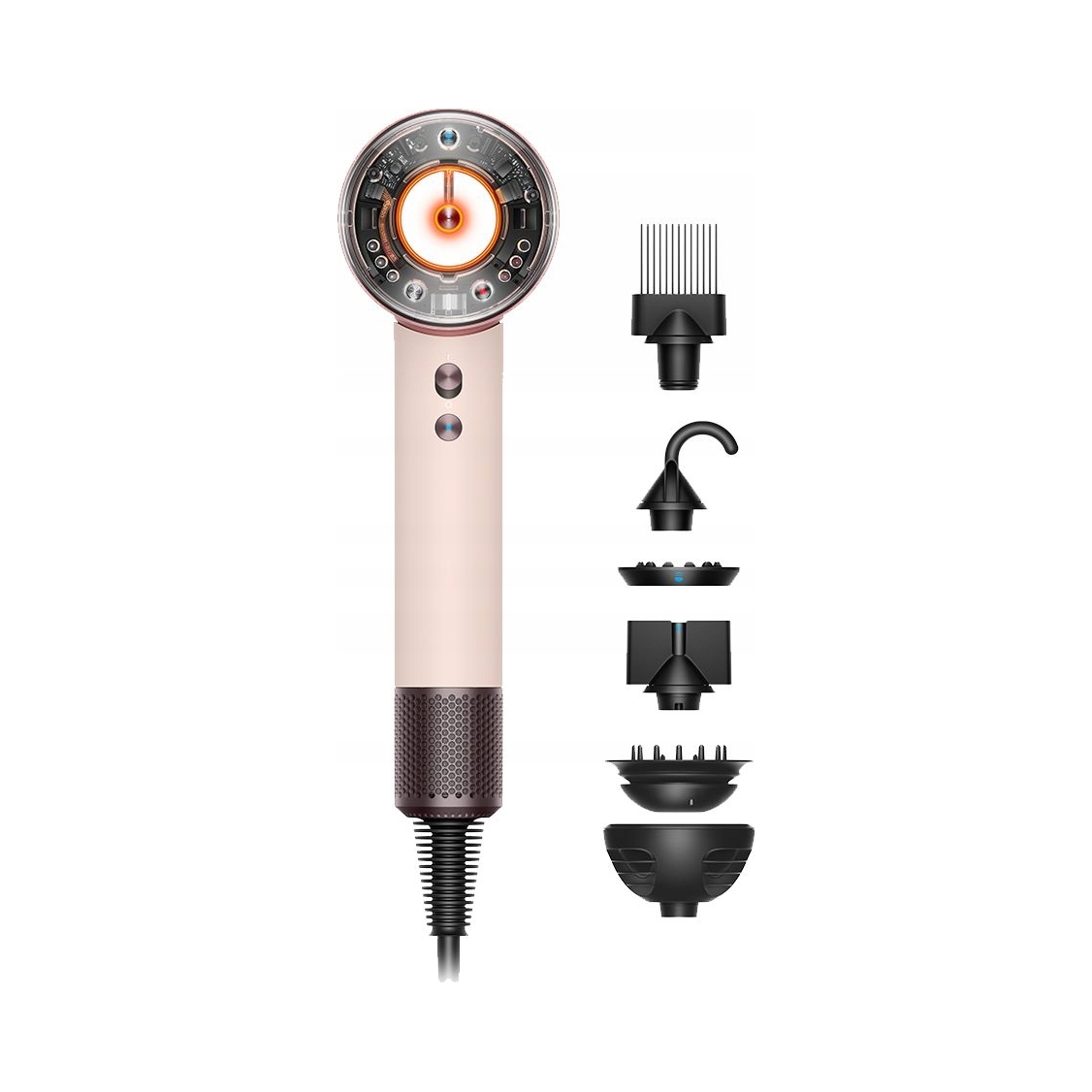 Sušička Dyson Supersonic Nural Pastelová ružová/Ružové zlato Curly+Coily