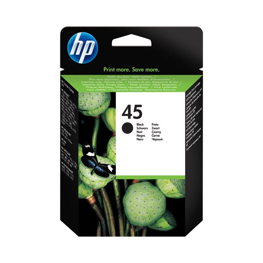 Inkoust Hp 45 51645AE černý (black)