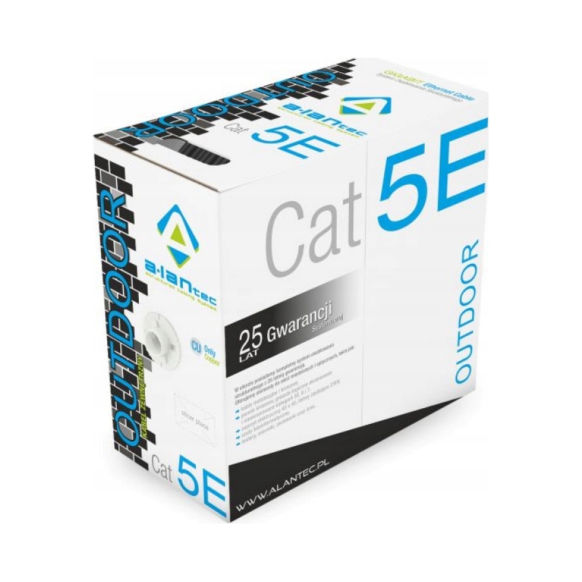 Zewnętrzna skrętka sucha Alantec U/utp kat. 5e 305 m