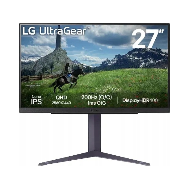 Herný monitor Lg UltraGear 27GS85Q-B.AEU 180 Hz 2560 x 1440 Wqhd Ips