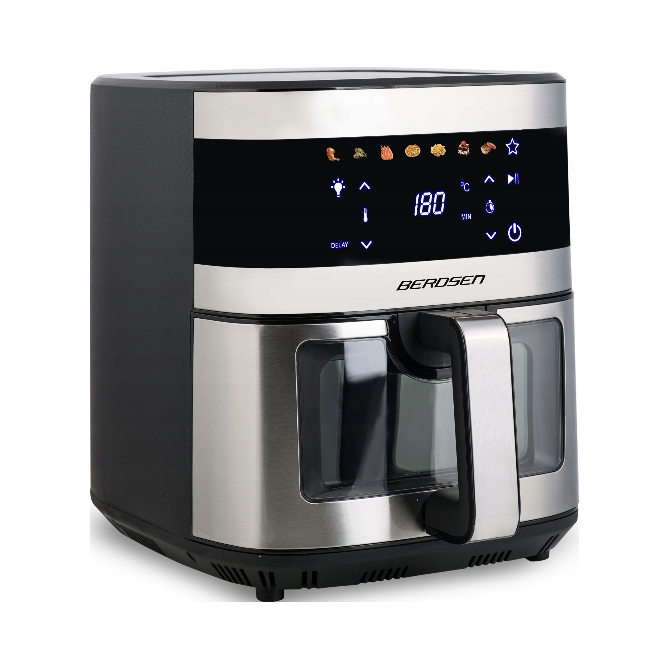 Berdsen BD-656 Horkovzdušná fritéza 9,1 l, 1700 W, stříbrná