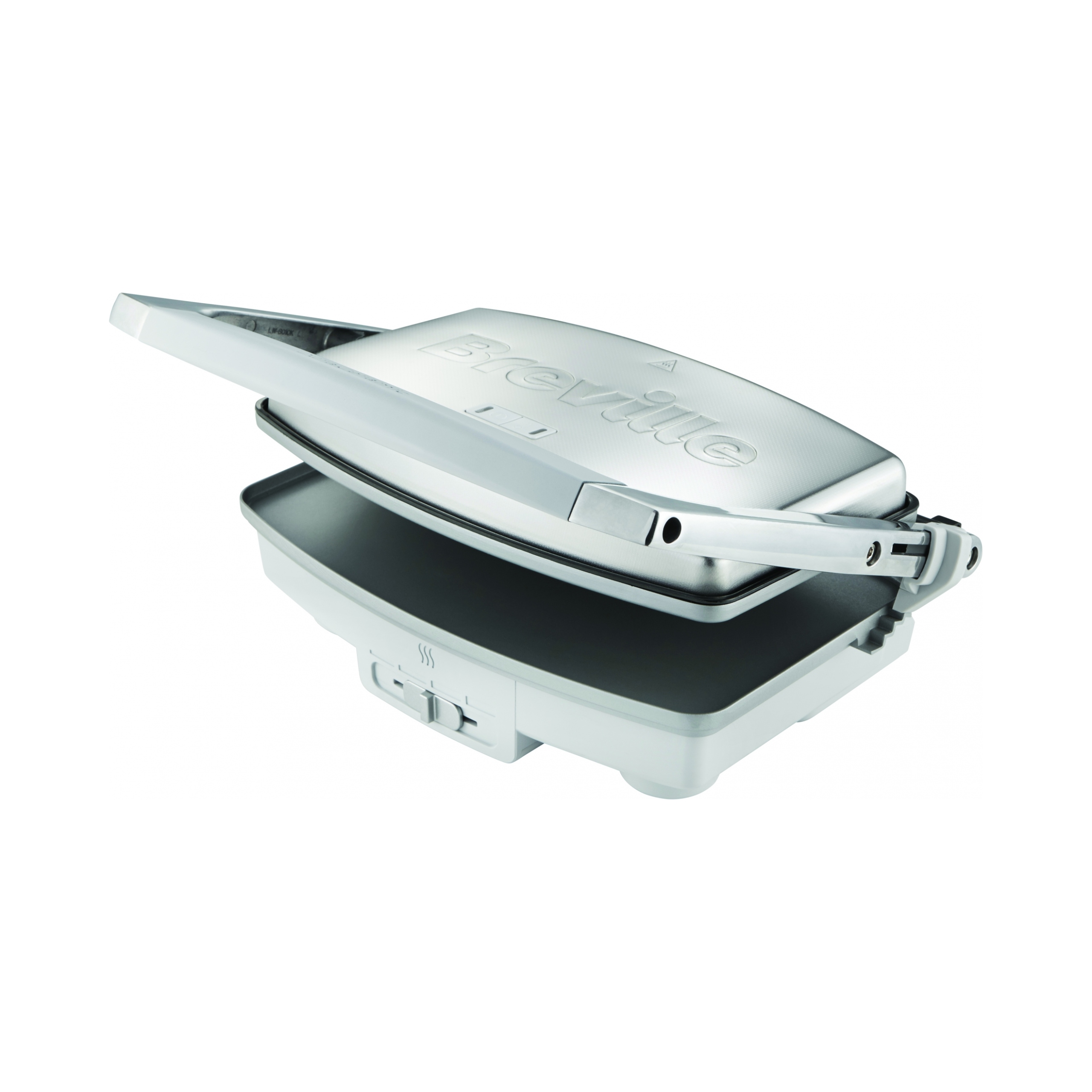 BREVILLE DuraCeramic Opiekacz Do Kanapek Panini Stal Nierdzewna 2 Sztuki — miniatura 7