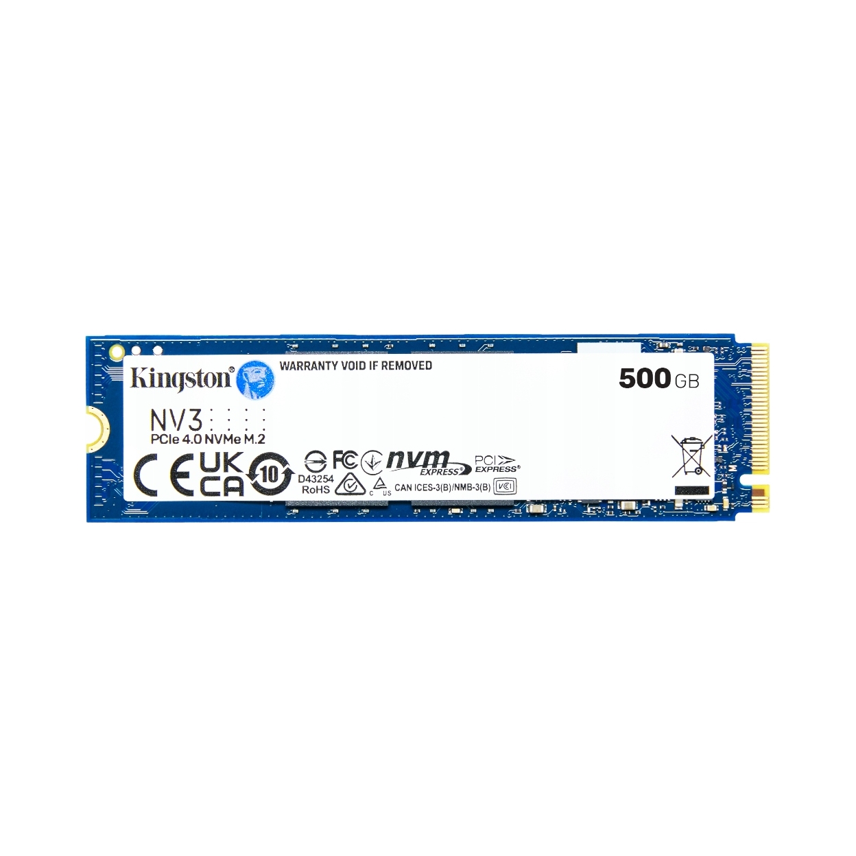 Dysk Ssd Kingston NV3 M.2 PCIe 4.0x4 NVMe 500GB 5000 MB/s 3000 MB/s
