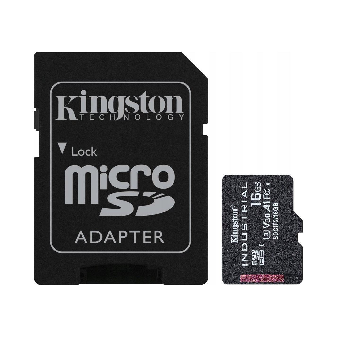 Paměťová karta Kingston Industrial MicroSDHC 16 Gb Class 10 UHS-I/U3 A1 V30