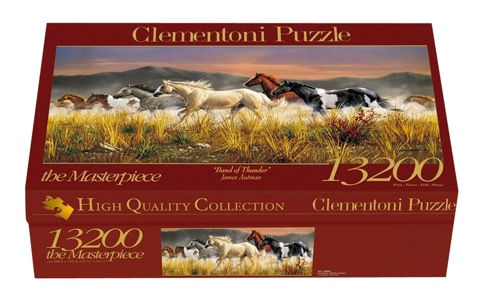 

Clementoni Puzzle 13200 el. Tabun Koni 38006